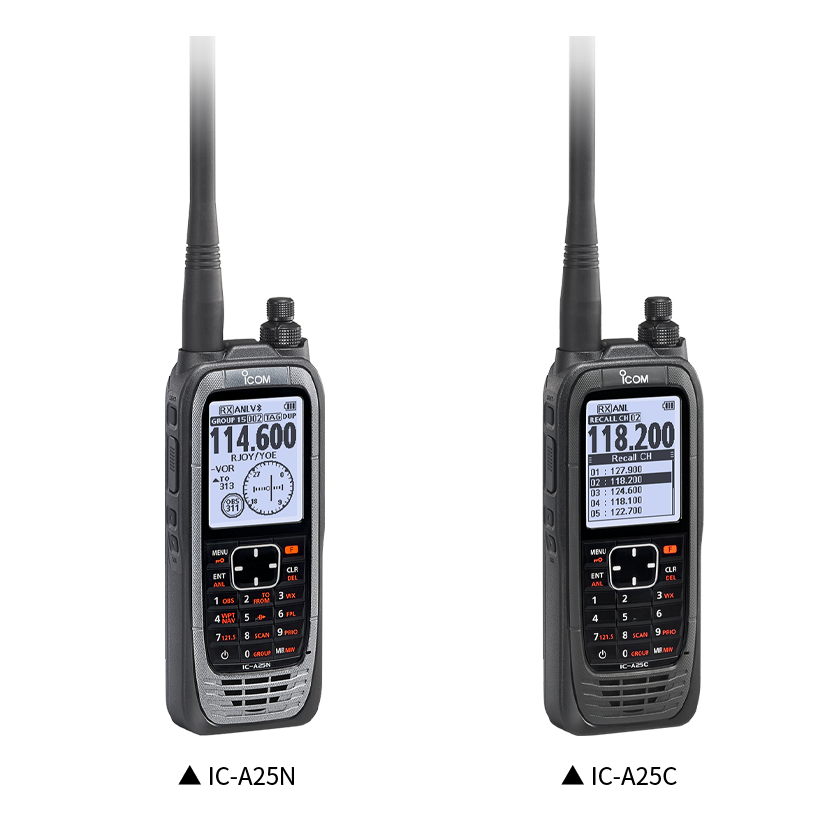 Icom A25N/A25C Avionics Portables