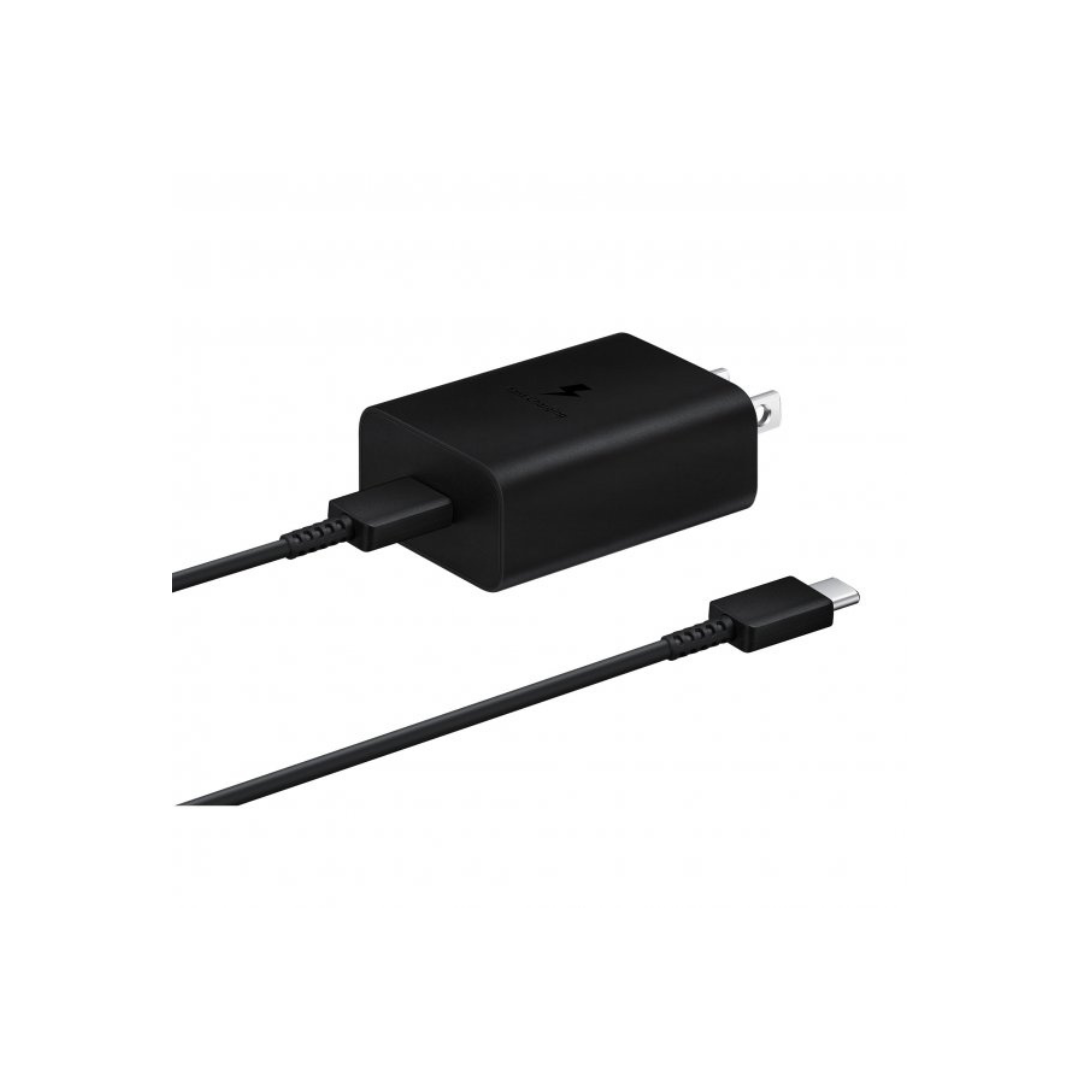 Samsung OEM Black 15W USB-C PD Wall Charger w/ USB-C to USB-C Cable