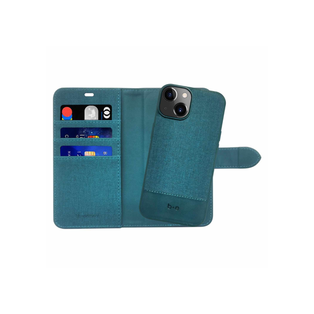 Blu Element 2 in 1 Folio Case Teal Green for iPhone 14/13